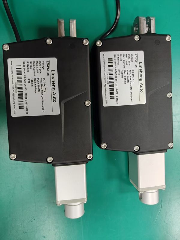 High-Force Space-saving DC Linear Actuators 24V 6000N 100mm Stroke Control System